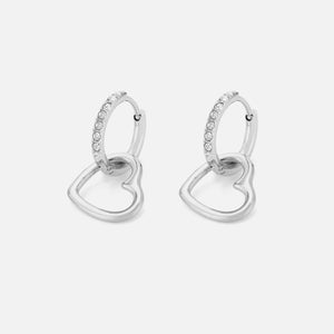 Oorring steentjes hartje