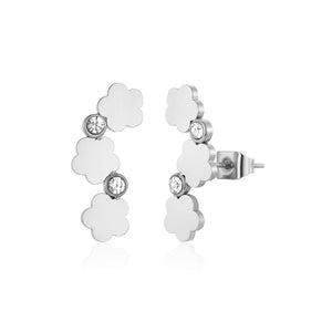 Oorstekers bloemen met steentjes