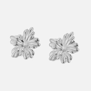 Oorstekers blossom zilver