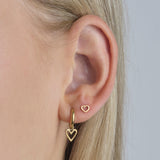 Oorstekers hartje goud