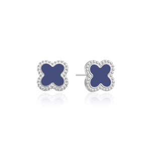 Oorstekers klaver blue