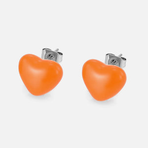 Oorstekers oranje hart