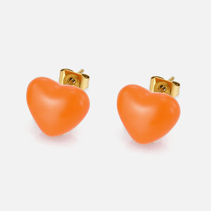 Oorstekers oranje hart