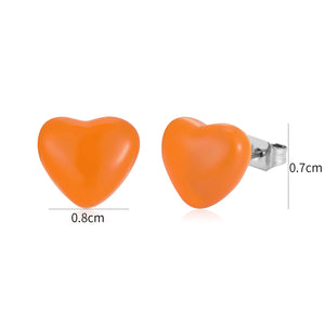 Oorstekers oranje hart