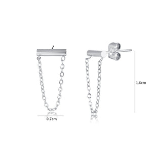 Oorstekers staafje ketting