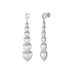 Oorstekers stacked hearts