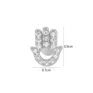Piercing Fatimahand zirkonia