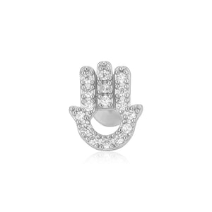Piercing Fatimahand zirkonia