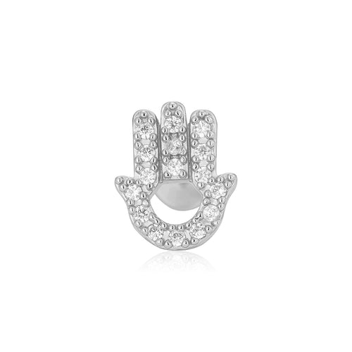 Piercing Fatimahand zirkonia