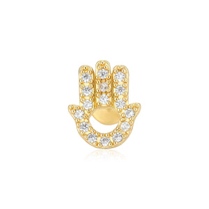 Piercing Fatimahand zirkonia