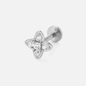 Piercing klaver zirkonia