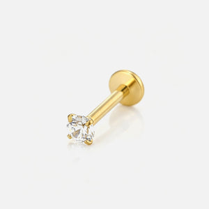 Piercing steentje - Goud / 2mm