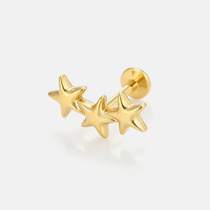 Piercing sterretjes - Goud