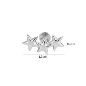 Piercing sterretjes