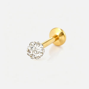 Piercing strassbol - Goud