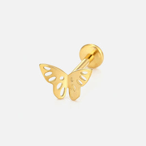 Piercing vlinder - Goud
