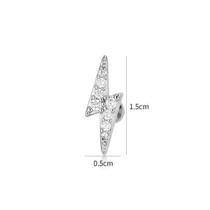 Piercing zirkonia bliksem