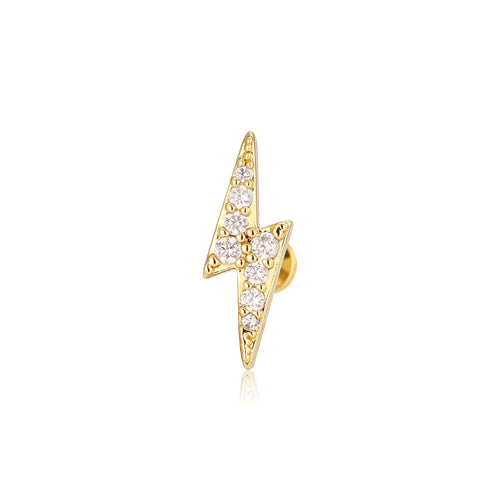 Piercing zirkonia bliksem