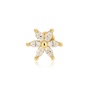 Piercing zirkonia bloem