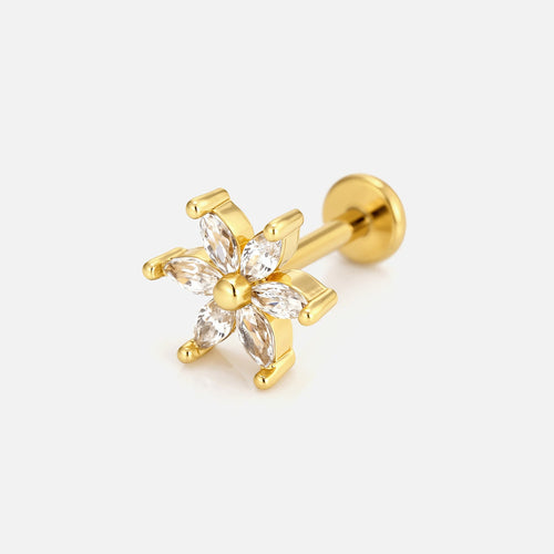 Piercing zirkonia bloem