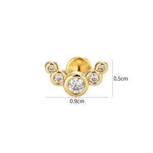 Piercing zirkonia boog