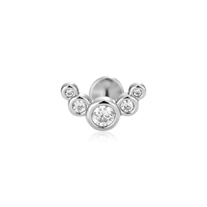 Piercing zirkonia boog