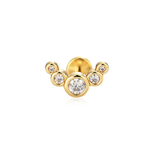 Piercing zirkonia boog