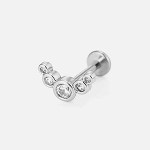 Piercing zirkonia boog