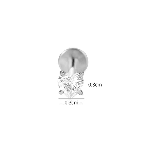 Piercing zirkonia hart