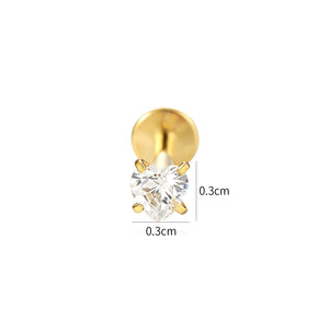 Piercing zirkonia hart