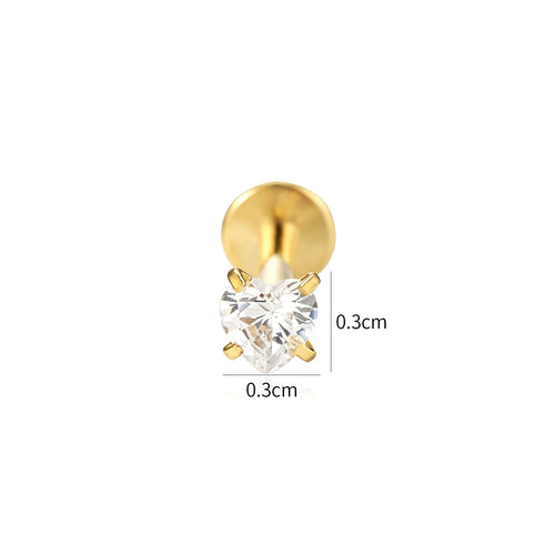Piercing zirkonia hart