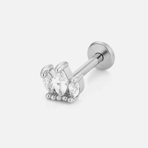 Piercing zirkonia kroon
