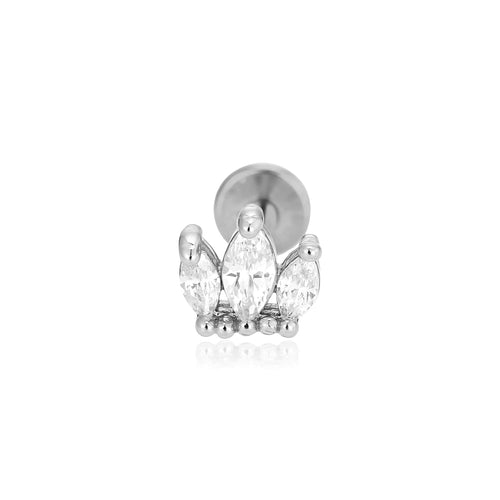 Piercing zirkonia kroon