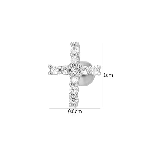 Piercing zirkonia kruis