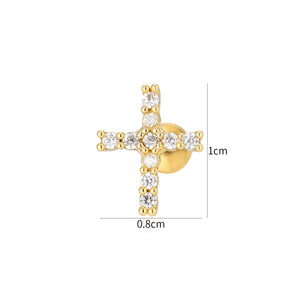 Piercing zirkonia kruis