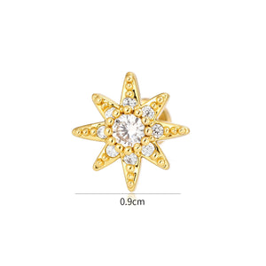 Piercing zirkonia ster