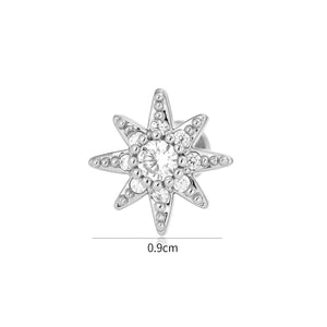 Piercing zirkonia ster