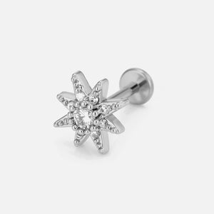 Piercing zirkonia ster