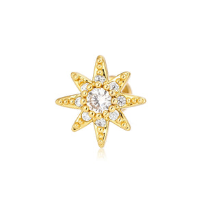 Piercing zirkonia ster