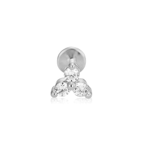 Piercing zirkonia trio
