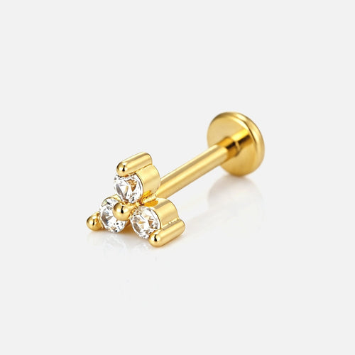 Piercing zirkonia trio