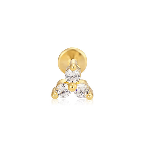 Piercing zirkonia trio