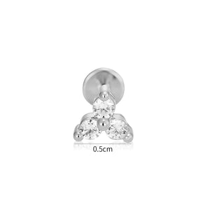 Piercing zirkonia trio