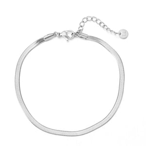 Platte armband 2mm