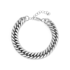 Platte Cuban armband 10mm