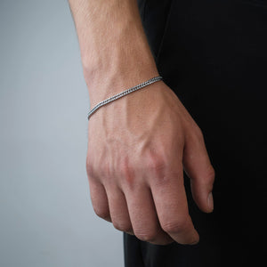 Platte Cuban armband 4mm