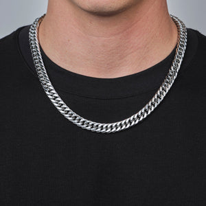 Platte Cuban ketting 10mm