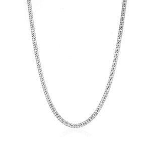 Platte Cuban ketting 4mm