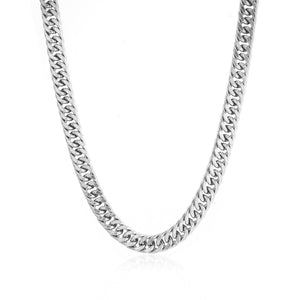 Platte Cuban ketting 8mm
