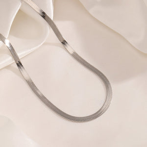 Platte ketting 2mm